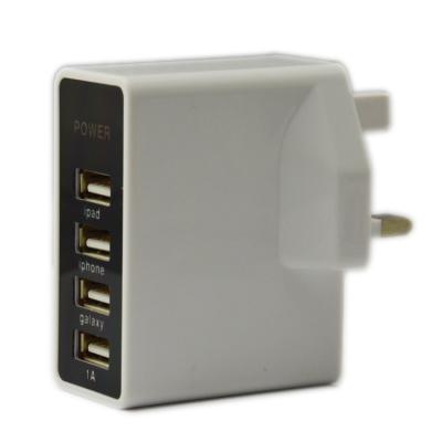 China usb power adapter with four usb power ports for sale