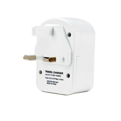 China travel charger usb power adapter with two usb power ports for sale