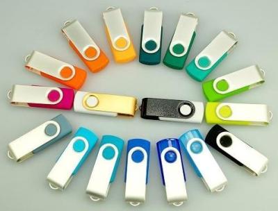 China Low price bulk wholesale colorful swivel USB flash drive 8GB for sale