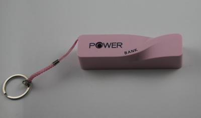 China Newest Portable twist lipstick shape powerbank 2600 mah USB power bank for sale