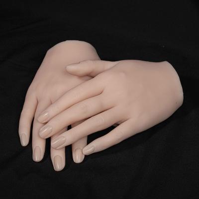 China Art salon manicure practice/DIY nail manicure practice hand model simulation hand display model personal prosthetic fingers can be bent, active position for sale