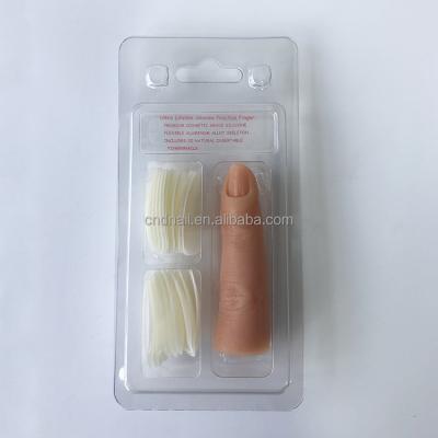 China Personal DIY Nail Art / Nail Salon Practice Finger Simulation Finger Model With Or Without Nails For Beginners To Practice And Use for sale