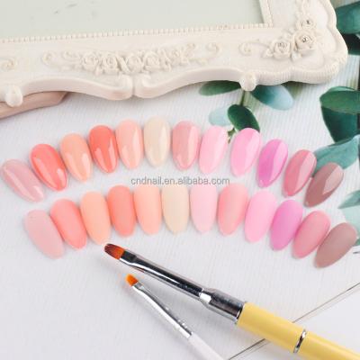 China Good Selling Non-Toxic Hard Quick Jelly Soak Off Gel Acrylic Extension Nail Builder Gel Pink Poly Polish for sale