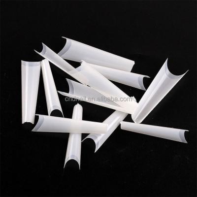 China Artificial Fake Coffin Nail Tips Half Cover French XXL Nail Art Tips New Nail Art Tools DIY Nail for sale