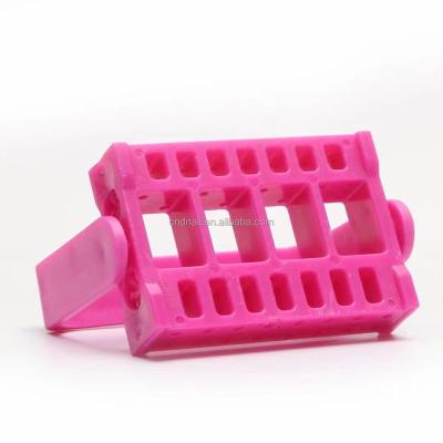 China Personal DIY Nail Art / Manicure Salon 16 Holes Nail Base Nail Folder Display Rack Manicure Storage Container Bit Holder Stone Nail Grinding Head Drill 'display for sale