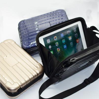 China Eco-friendly Multifunctional Luxury Shoulder ABS PC Laptop Bag For Girls Women for sale