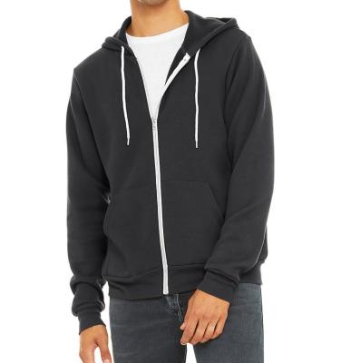 China wholesale custom zipper logo anti-wrinkle hoodies for men printed and embroidery logo hoodies for sale