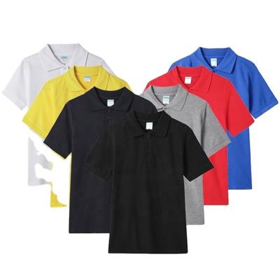 China Custom Men Shirt Anti-Wrinkle Cotton Sleeve Mens Polo Shirt Sports Tennis Male Short Tops for sale