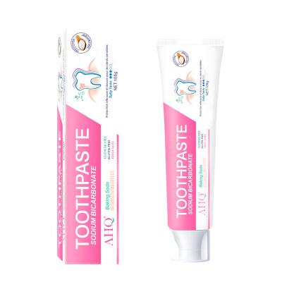 China Anti-Cavity AHQ Baking soda Sodium Bicarbonate Toothpaste  Anti-Bacterial  remove Plaque 108g OEM/ODM service toothpaste manufacturer for sale