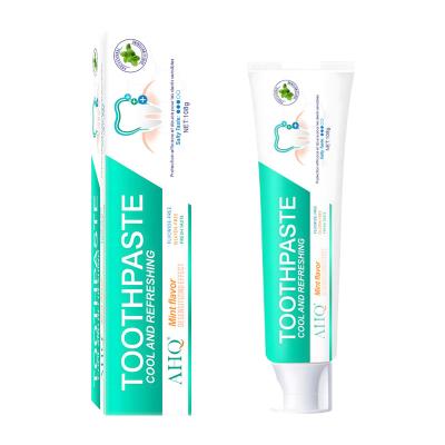 China Anti-Cavity AHQ Double mint cool and refreshing Toothpaste Prevent Cavities and remove Plaque 108g OEM/ODM service toothpaste manufacturer for sale