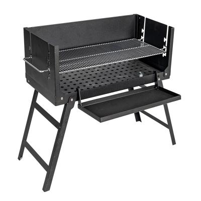 China Adjustable Height Custom Carbon Oven Indoor Outdoor Foldable Portable Charcoal Lump BBQ Grill With Stand for sale