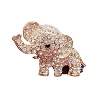 China Diamond-encrusted elephant Factory direct elephant shape car air freshener car vent car freshener for sale