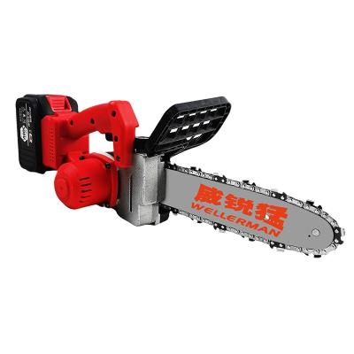 China High Quality Anti-skidding Electric Chainsaw 21V 1200W Lithium Battery Cordless Chainsaw for sale