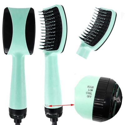 China New Product Electric Hair Straightener Paddle Brush Dryer Comb Portable Curly Hot Hair Brush for sale