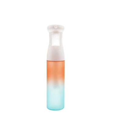 China Eco-friendly PET Factory Price Spray Bottles 300ml Round Head PET Hairdresser Color Trigger Spray Bottle for sale