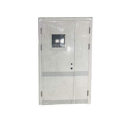 China Anti-theft Interior Rated Metal Fire Escape DoorsWith Steel Material Fireproof High Quality Lock for sale