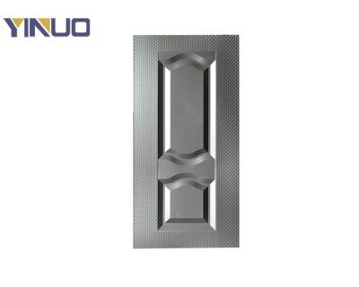 China Modern High Security Metal Door Corrosion Resistant Embossed Steel Skin For Security Door for sale