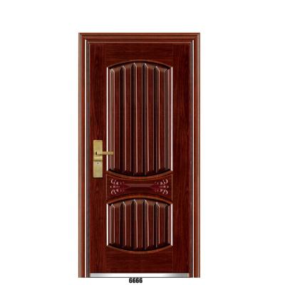 China modern cheap soundproof anti-theft hotel apartment metal steel security armored doors for sale