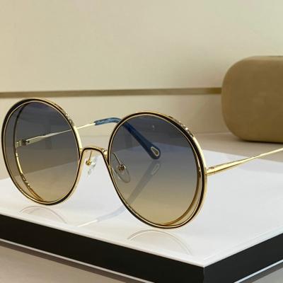 China 2022 high quality new fashion brand sunglasses men's glass sunglasses fashion luxury around women's sunglasses for sale