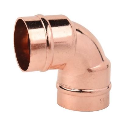 China Factory Supply Copper HVAC Welding 90 Degree Elbow Fittings Cxc Eco - Friendly Wholesale Equal for sale