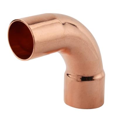 China WRAS HVAC WELDING Eco - Friendly Wholesale Metal Long Radius Copper Pipe Fittings 90 Elbow for sale