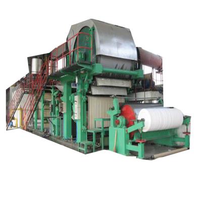 China Paper Industry Cailun China Suppliers Recycling Paper Making Machine Production Tissue Toilet Paper Machine for sale