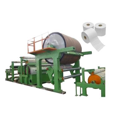 China Paper Industry Cailun Virgin Pulp Toilet Or Wood Pulp/Tissue Paper Making Machinery Paper Rolling Machine for sale