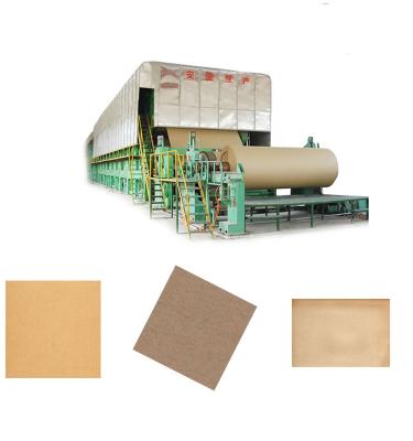 China Hotels Cailun Fourdrinier Wire Recycled Paper Lining Paper Making Corrugated Paper Piping Machine for sale