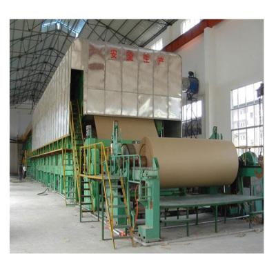 China Hotels Cailun Waste Paper Recycle Paper Machine Corrugated Paper Making Piping Machine for sale