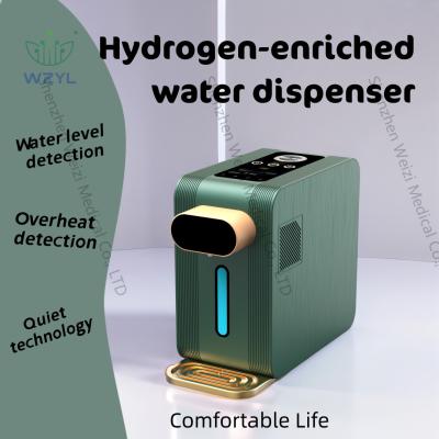 China Aluminum Alloy Hydrogen Water Machine Inhale And Drink Water Antioxidant WEIZI for sale