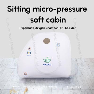 China Oxygen WEIZI Hyperbaric Soft Chamber Sitting Type For Reduce Inflammation for sale