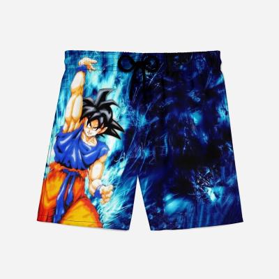 China Dragon ball z figure adult loose panties dragon ball brand panties beach QUICK DRY oversized hip hop shorts for sale