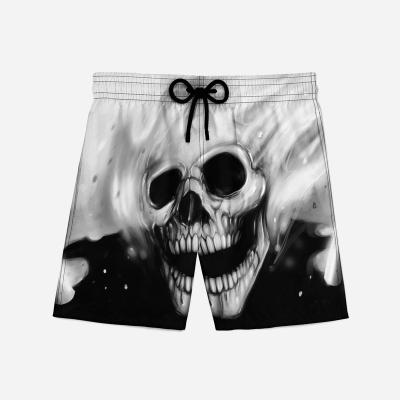 China QUICK DRY 3d print skull pants sports beach shorts hip hop panties adult waterproof ghost mask man/male panties for sale