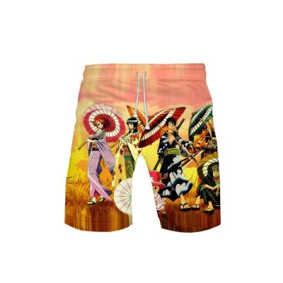 China QUICK DRY Printer One Piece Oversized Beach Shorts Gothic Mens Beach One Piece Custom Made Teen Shorts for sale