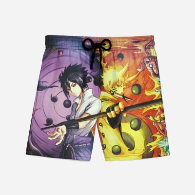 China QUICK DRY 3D Printing Anime Casual Oversized Beach Shorts Custom Made One Piece Gothic Mens Beach Teen Shorts for sale