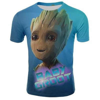 China 2020 New Anti-wrinkle groot ladies/men t-shirt cute casual funko pop female groot tops t-shirt/male t-shirt for sale