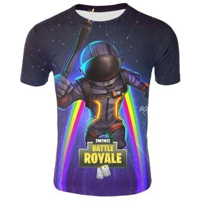 China Anti-wrinkle printer fortnite oversized t-shirt women/men fortnite toy women/men loose t-shirt for sale