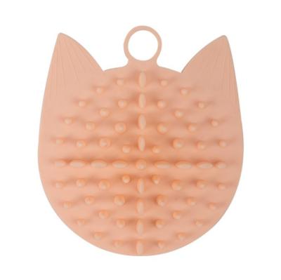 China Slow Sustainable Silicone Pet Food Licking Pad With Cat And Dog Slow Rubbing Brush Pet Food Mat For Outdoor Hiking for sale