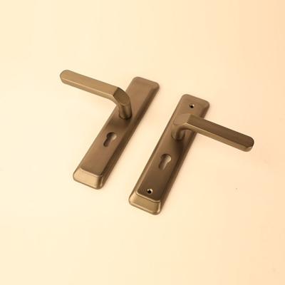 China Modern American Standard Stainless Steel Lever Handle Mortise Lockset for sale