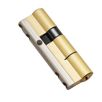 China pure copper door mortise lock cylinder double open according to customer need for sale