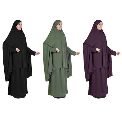 China Plus Size Maxi Prayer Clothing Jilbabs Women Abaya Custom Made Polyester Islamic Nida Borka for sale