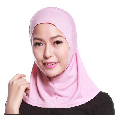 China Wholesale High Quality Muslim One Piece Hood Hijab Best Price Polyester Scarf for sale