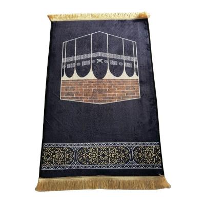 China Formal Islamic Pilgrimage Prayer Rug Cover Pilgrimage Prayer Rug Muslim Worship Rugs for sale