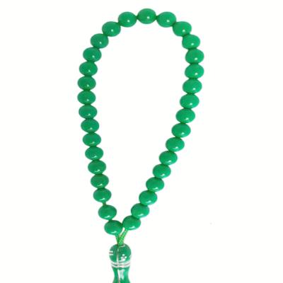 China 33 Beads Muslim Plastic Acrylic Religious Rosary Formal Islamic Rosary Supplies for sale