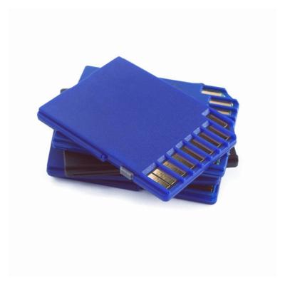 China New Plastic Type Black / Blue 128mb 256mb Class 10 Storage SD Memory Card For Camera for sale