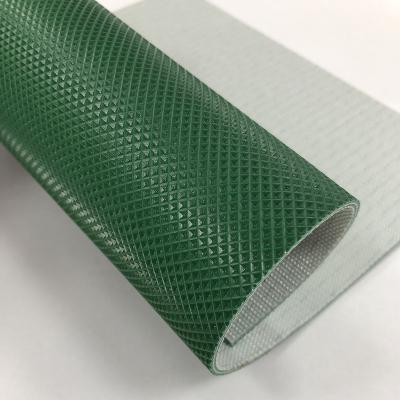 China Other Hot Selling Green Diamond Pattern PVC Conveyor Belt For Treadmill for sale