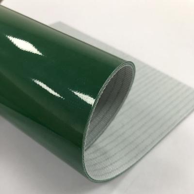 China Oil Resistant High Quality Green PVC Smooth Conveyor Belt For Assembly Line for sale