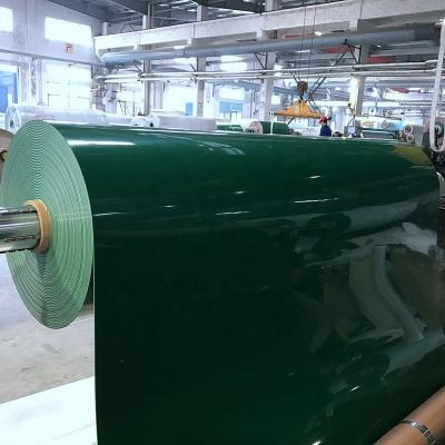 China Other Lightweight Smooth Single Pvc PU Conveyor Belt With Black, Green, White, Blue Color In Roll for sale