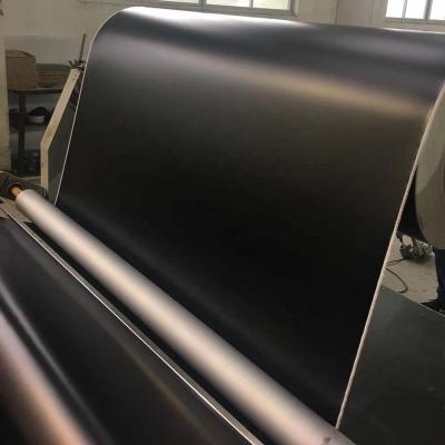 China Oil Resistant High Strength Black PU Conveyor Belt With Kevlar Fabric for sale