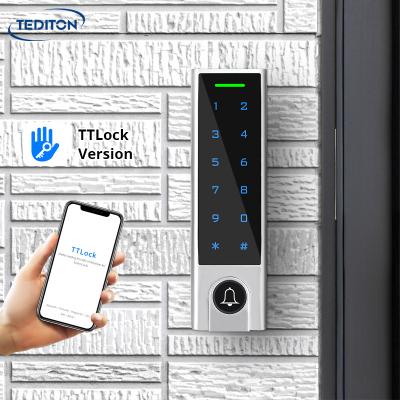 China 1000 User Tediton Security TTlock App Assist System Lock Radio Digital Reader Access Control Door Smart Lock for sale